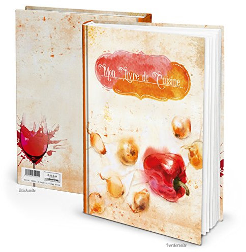 Logbuch-Verlag libro de recetas Mi libro de cocina escribe tú mismo A4 pequeño regalo de cumpleaños