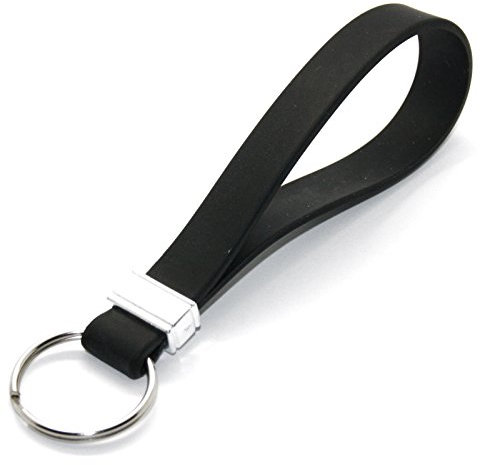 LED-Mafia® - Porte-clés – Cordon porte-clés en silicone noir