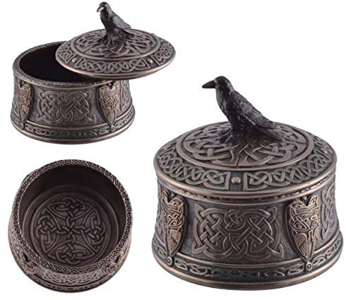 Studio Collection Schmuckdose - Keltische - Bronze - Acryl - Schatulle - Schmuckdose