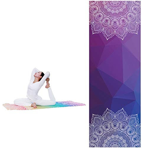 WPCASE Yoga Handtuch rutschfest Yoga Handtuch Yoga Towel Yogadecke Yogahandtuch Antirutsch Yoga Decke Sporthandtuch Fitnessstudio Yogahandtuch Handtuch Yoga Yoga Handtuch Bunt m017-4,-