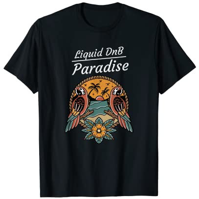 Liquid Drum und Bass Liquid Funk Festival Drum und Bass DJ T-Shirt