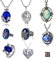 HJYZY 18 Stück Vampire Diaries Katherine's Cameo Anhänger Halskette Schmuck und Aufkleber Set Daylight Walking Signet Salvatore Damon Stefan Finger Familienwappen Ring für Fans
