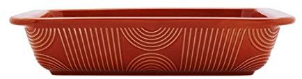 Maxwell & Williams HY0108 Auflaufform eckig – Serie Arc – 26,5 x 20,5 x 6,5 cm Terracotta – Keramik in Geschenkbox