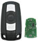 vurbemes Keyless Entry Remote Replacement Key Fob, fits BMW 1 3 5 Series X1 X3 X5 X6 Z4 328i 325i 320, 5 Button, New Battery, Compatible Part Number KR55WK49127