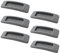 MABAHON Lot de 6 poignées autocollantes pour porte coulissante avec rubans adhésifs double face pour armoires, fenêtres, réfrigérateurs, tiroirs, portes en verre (gris)