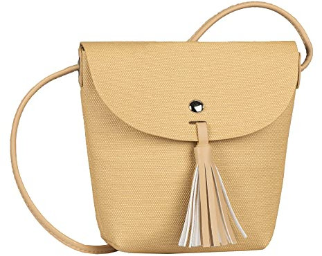 Denim TOM TAILOR, IDA SPECIAL, Damen, Umhängetasche ohne Reißverschluss, S, Light Yellow