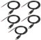 XMSJSIY USB-Typ-C-Pigtail-Kabel, Verlängerungskabel, Stromkabel, 22 AWG, 5 V, 3 A, USB-C-Stecker auf 2-poligen, blanken Draht, offenes Ende, für Heimwerker – 1 m/3,2 Fuß, 5 Stück (Typ-C-Stecker)