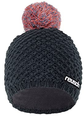 Reusch Unisex Mütze Elias Beanie mit wärmendem Futter 6581 Stretch Limo, One Size