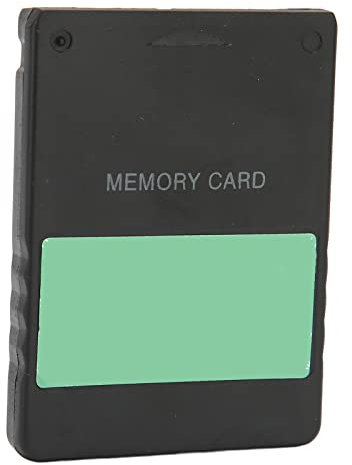 LBEC Game Console Memory Card Small stable game data card with free McBoot for (8MB 1.966-green sticker)