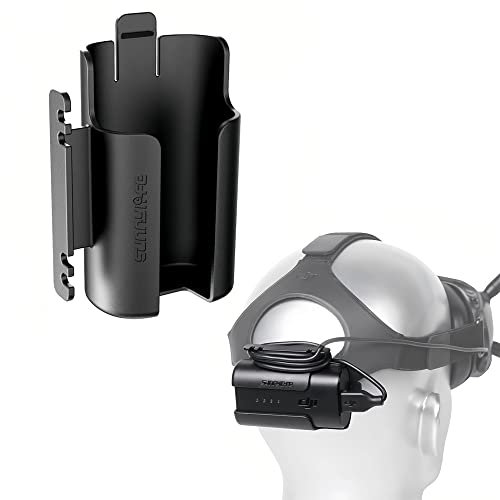 CHEVVY Batteriehalter für DJI FPV V2 Brille Clip für Batterieschnallen mit Gewichtsausgleich für DJI FPV V2 Clip Halterung Combo Drohne Digital Goggles