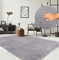 the carpet Relax Moderner Flauschiger Kurzflor Teppich, Anti-Rutsch Unterseite, Waschbar bis 30 Grad, Super Soft, Felloptik, Grau, 240 x 340 cm