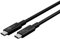 goobay 61718 USB4 Kabel Gen 2x2 / USB C auf USB C Schnellladekabel 240W 48V 5A / 20 Gbits Datenübertragungsrate/Zertifiziertes USBC 4.0 Kabel / 2m