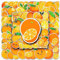 AUCEKO 50 Stück Orange Aufkleber Pack Orange Sticker Set wasserdichte Vinyl Sticker für Laptop Kinder Autos Motorrad Fahrrad Skateboard Gepäck Koffer Computer Aufkleber Graffiti Decal