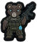 BUNDESWEHR Soldier Teddy Ranger Eye Morale Patch mit Hakenklett