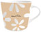 Grafik-Werkstatt Kaffee-Tasse mit 100% Echtgold | Porzellan Tasse | 420 ml | Moin, Weiß-schwarz