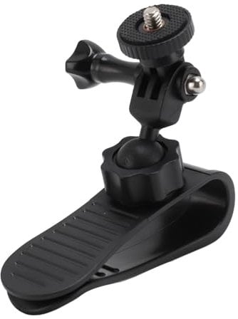 Dash Cam Holder, Car Camera Mount 1/4in Screw Adapter 360 Deg Rotation Quick Clip Car Sun Visor Video Holder for Action Camera