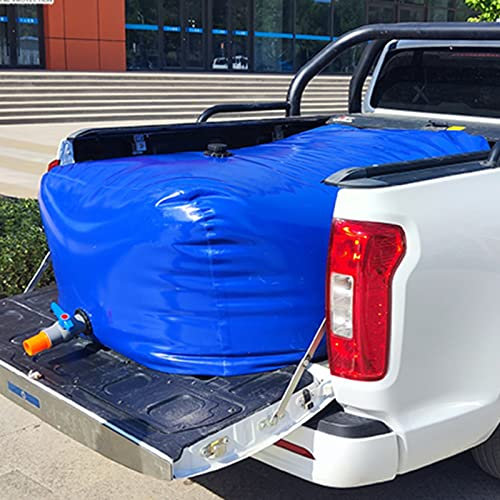 Notfall-Wasserblase, Faltbarer Regenaufbewahrungsbeutel/-fass 200 500 800 1000 Gallonen, Großraum-Vorratsbehälter für Wohnmobile,OneColor-1.5x0.9x0.4 m/540,OneColor-1.5x0.9x0.4 m/540 L/142 gallon