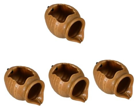 POPETPOP Lot De 4 Pots De Fleurs Hydroponiques avec Fontaine À Eau pour Décoration De Salon Et De Maison