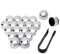 nlwopf 20Pcs Auto Radmutterkappen,Für Citroen AMI Electric 2020-2024/Citroen Berlingo 2002-2024, Sechskant-Reifen Muttern-Abdeckungen, Radmuttern Bolt mit Entfernungswerkzeugsatz,C-21mm