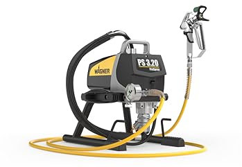 WAGNER Piston Pump ProSpray 3.20 - Airless Technologie for Beginners: Max Delivery Rate 2,0 l-min, High Pressure Hose DN6, 15 m