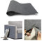 JSUDQR Alfombra Rascador para Gatos Adhesivo 40x200cm Gris Claro Rascador para Gatos Sofa para sofás, Muebles y alfombras