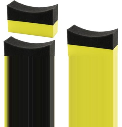 Esponja para Neumáticos, Juego De Almohadillas Aplicadoras Para Cera Y Abrillantador De Neumáticos, Espuma Reutilizable para Pulido de Cera, Detallado y Limpieza de Parabrisas en Automóviles y Camione