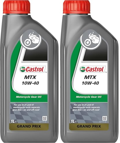 Castrol MTX 10W-40 Getriebeöl, 1L (Packung mit 2)