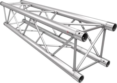 Naxpro-Truss FD 24 Traverse 75 cm | 4-Punkt Aluminium Traverse | TÜV geprüft | 220 mm Kantenmaß | inkl. Konusverbinder, Bolzen & Splinte | EN AW 6060 T66 | für Bühnen-, Messe- & Ladenbau