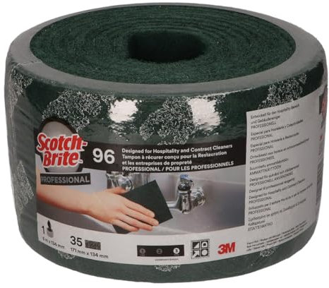 Scotch brite Rouleau de fibre pour éponge Vert 6 m x 134 mm