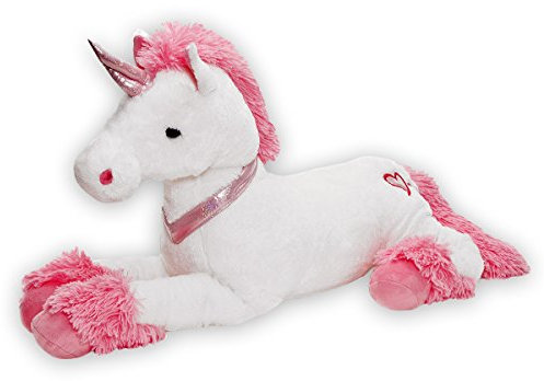 Einhorn H838315 Mia and Me Plüschfigur XL Snowy, Mehrfarbig, S