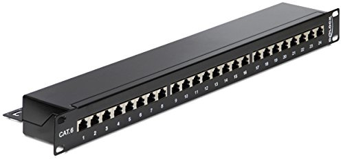 DeLOCK 19 Patchpanel 24 Port Cat.6