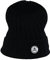 CASH-MERE.CH 100% Kaschmir Rib Mütze | Strickmütze für Damen und Jugendliche (Schwarz, One Size)