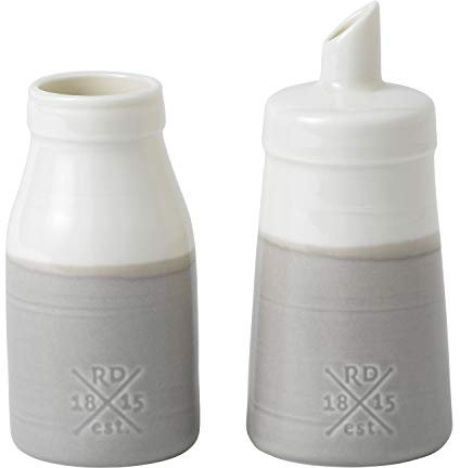Royal Doulton Coffee Studio 40032922 Sugar/Milk Set Grey, Porcelain, 4 Ounces, 38.5