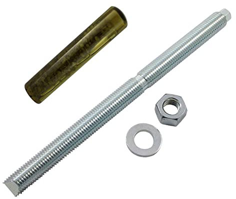Ankerstange M20 x 300mm + Verbundankerpatrone Schwerlastdübel ; verzinkt
