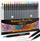 Colorful Art Co. Brush Pen Set - Pinselstifte in 20 leuchtenden Farben - Aquarellstifte mit weicher Echtpinsel Spitze für Handlettering, Journaling