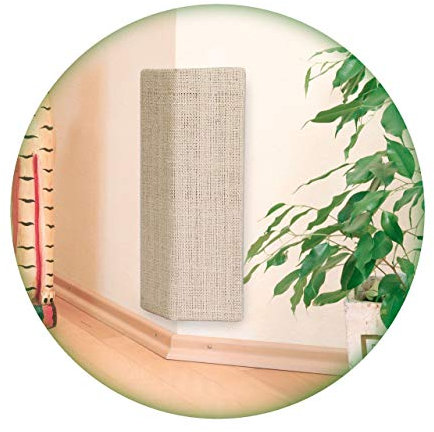 Premium Eck-Kratzbrett Sisal Beige für Innen- und Außenecken (28x52cm)