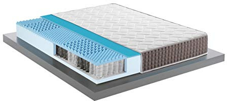 Mentor - Materasso Molle & Memory MED H3 FRANCESE 140x200 Biotech MED 2.1 DISP. MEDICO DETRAIBILE H29 cm con 7 cm di Memory BIOS ALOE GEL - DETRAIBILE