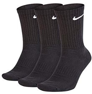 Nike CALZE TRAINING COTTON LIGHTWEIGHT CREW Nero, 38-42