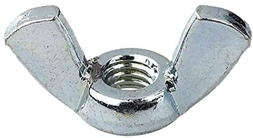 (5mm) M5 Wing Nuts Butterfly Nuts Bright Zinc Plated to Fit Bolts Screws WingNuts DIN 315 - (Pack of 1pcs)