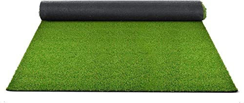 Floordirekt Premium Kunstrasen Marbella | Rasenteppich | Rollrasen | Polhöhe: 26 mm | Robust & UV-stabil | Kunststoffrasen | Garten-Rasen | Rasen für Balkon, Terrasse & Garten (100 x 400 cm)