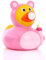 Schnabels Quietsche-Ente Baby - das lustige Geschenk für die Badezeit! Unisex Quietscheente mit Fläschchen und Schnuller, ideal für kleine Küken und ihre Eltern