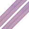 1m Einfassband 20mm hochelastisch 44% Elastan gefalzt Meterware Faltgummi Schrägband Farbwahl, Größe:20mm, Farbe:lavendel