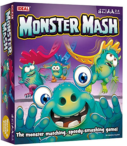 IDEAL Monster Mash: Das Monster-Matching, Speedy-Smashing-Spiel, Kinderspiele, für 2–4 Spieler, ab 4 Jahren