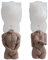 Kaxich Lot de 2 Moule Bougies Portrait Féminin, Moule à Bougie en Silicone 3D Bougie Bricolage Moule pour Fabrication de Bougies, Savon, Résine, Cupcakes, Dessert, Décoration de la Maison