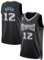 Basketball Jersey Shirt für Erwachsene Basketball Jersey,Basketball ärmelloser Anzug,Basketball Sportbekleidung,T-Shirt Weste für Jugend Sweatshirt,# 12 Black,S