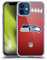 Head Case Designs Licenciado Oficialmente NFL Fútbol Gráficos de Seattle Seahawks Caso Funda de Gel Suave Compatible con Apple iPhone 12 Mini