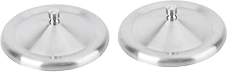 Zerodeko 2pcs Stainless Steel Lid Ceramic Cups for Tea Mug Lids for Ceramic Mugs Ceramic Espresso Cup Metal Coffee Cup Travel Coffee Tumbler Universal Cup Lid Heat Preservation Cup Covers