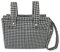 Genérico Bolso panera vichy - Talega carrito de bebé - Talega vichy (Negro)