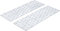 BGS Diy 80788 | Surtido de chapas perforadas de acero | 300 x 100 x 2 mm | 2 piezas