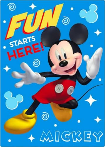 arlis Fleecedecke Mickey Disney 100 x 140 cm (Decke Mickey Disney)